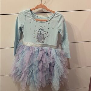 Disney frozen Elsa tutu dress. 

Light Blue and Purple Tulle Dress